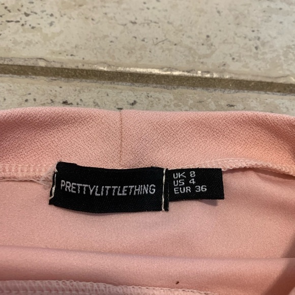 💜 PrettyLittleThing Pink Bodycon Mini Dress, Size US 4 - Picture 2 of 7